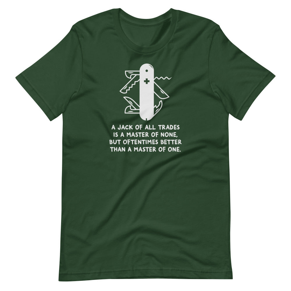 Jack Of All Trades TShirt - Forest Color - https://ascensionemporium.net